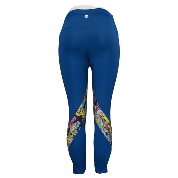 Soulgani Active Heart It All Ohio Twin Soul Leggings Women's Royal Blue - Picture 3 of 4